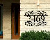 Custom Metal Address Sign, Metal House Numbers, Metal Address Plaque, Metal Address Sign, Front Porch Decor, Porch Signs, Metal Signs Laser Cut Metal Signs Custom Gift Ideas